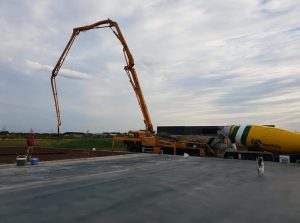 Industriële betonvloer